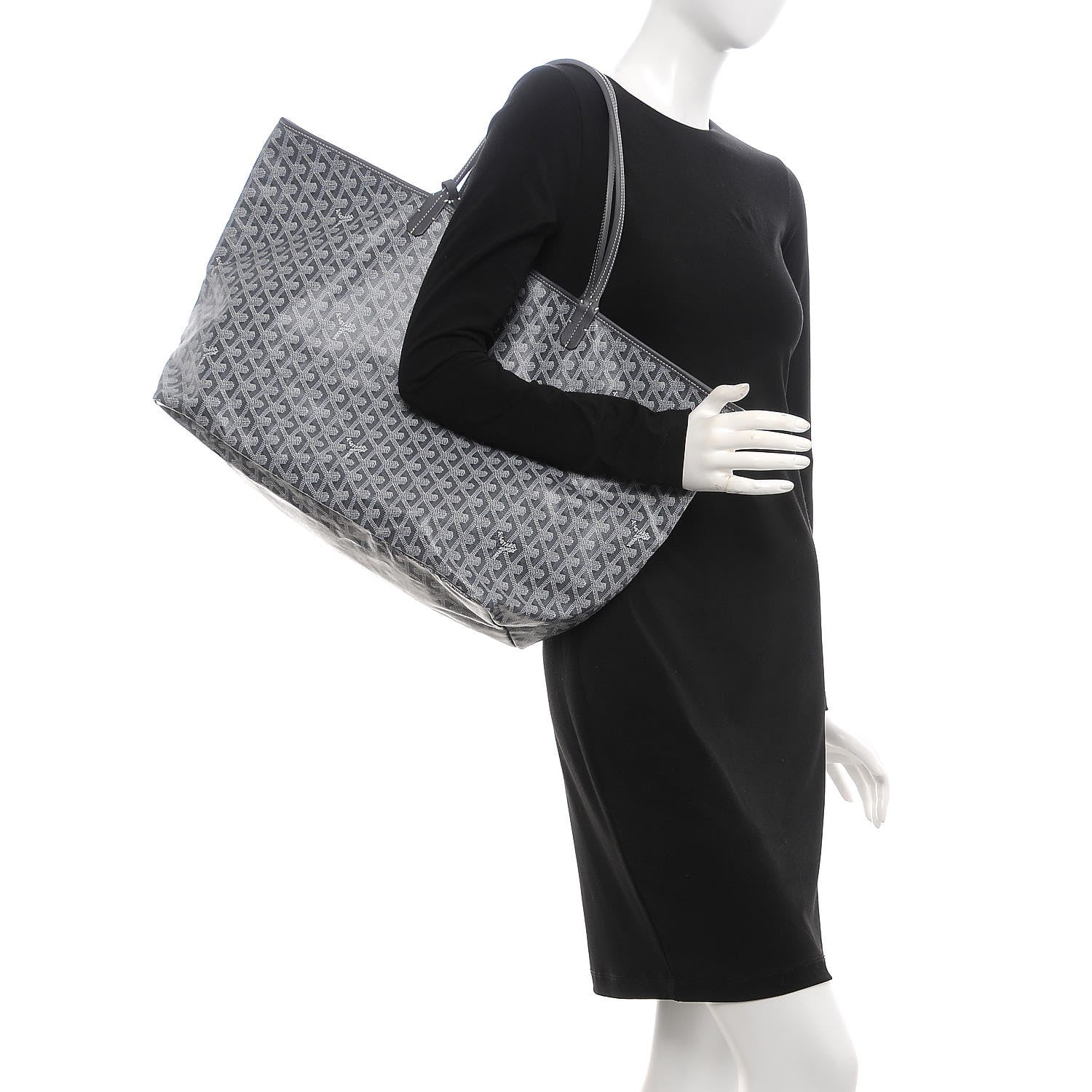 Goyard Goyardine Saint Louis GM Grey 2 of 7