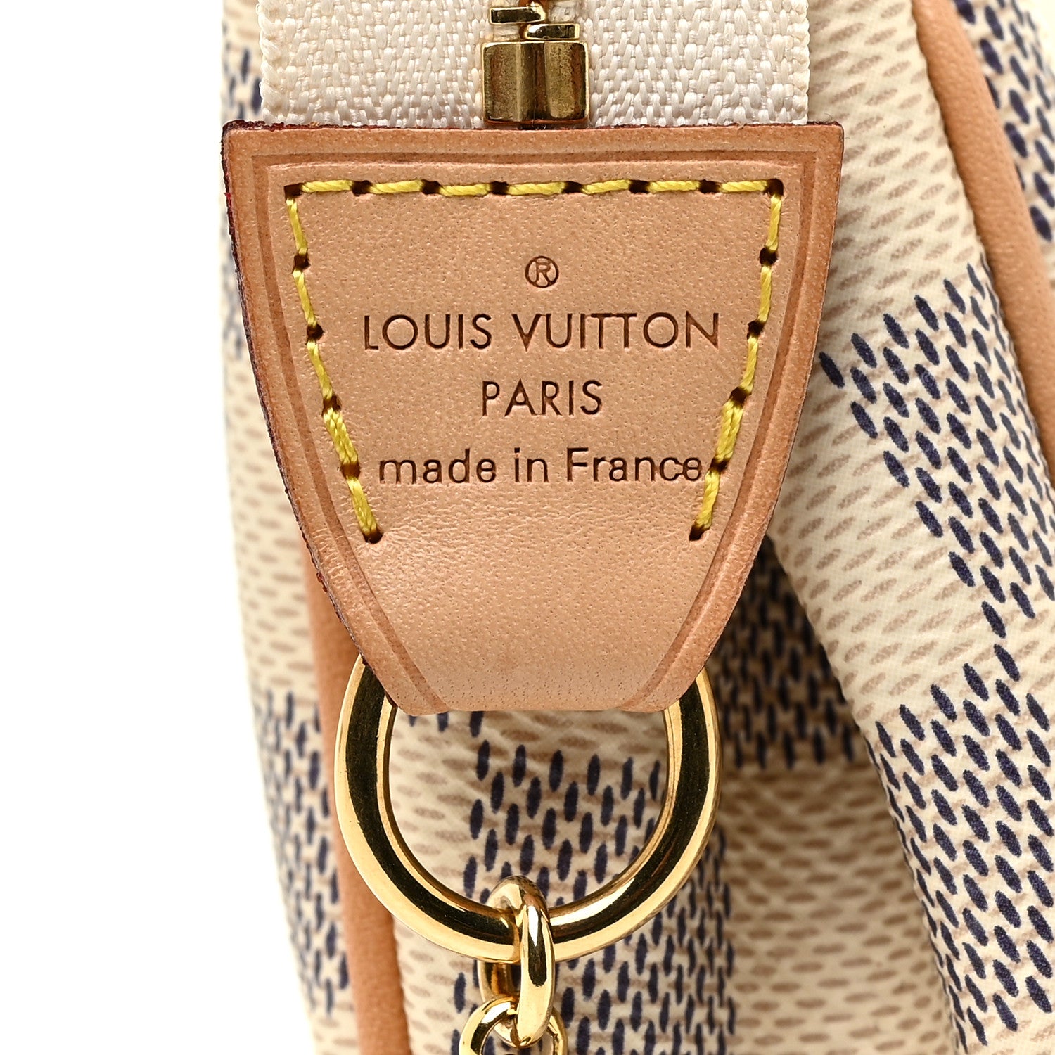 Louis Vuitton Damier Azur Eva Clutch 6 of 12