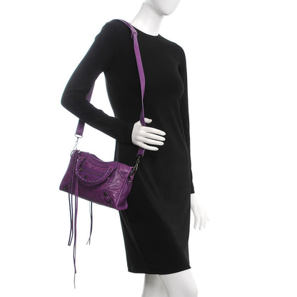 Balenciaga Agneau Giant 12 Silver Hardware Mini City Ultraviolet 2 of 10
