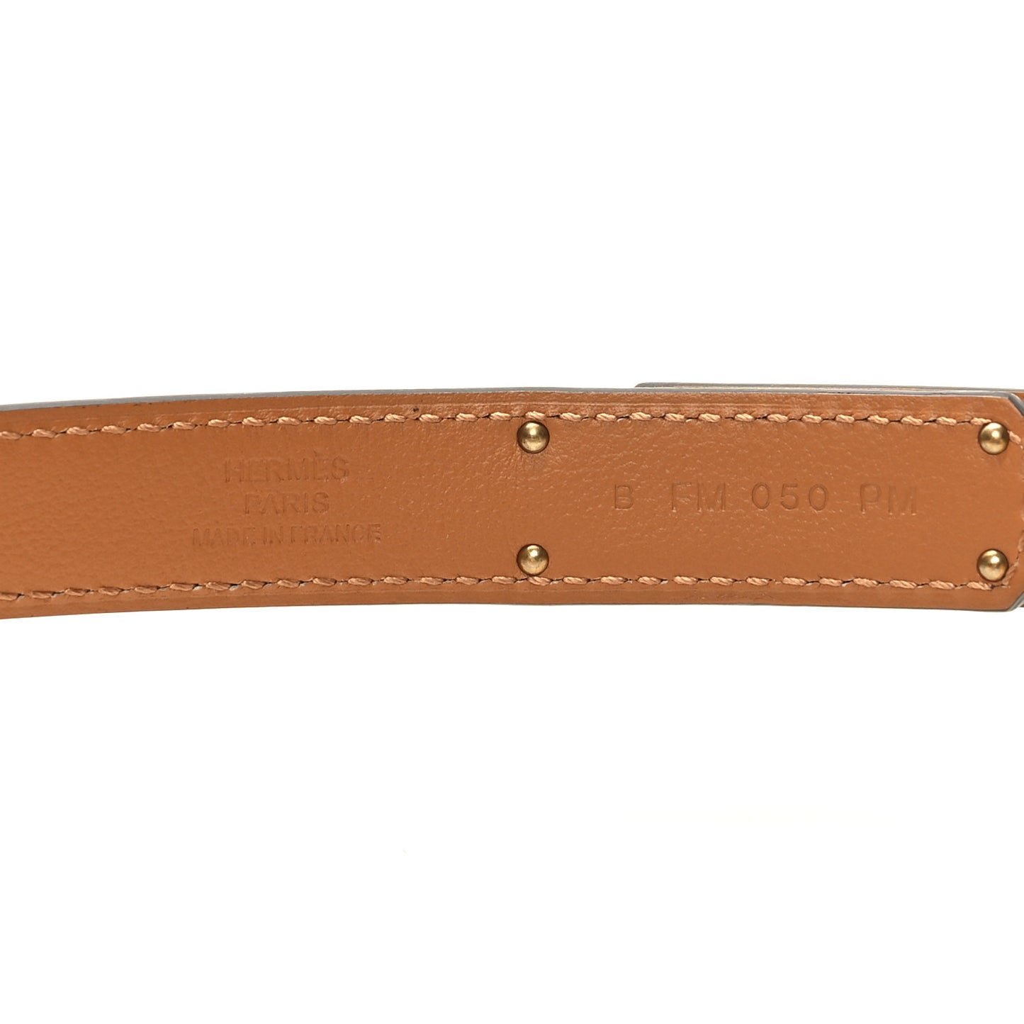 Epsom Kelly Pocket Belt Biscuit Nata