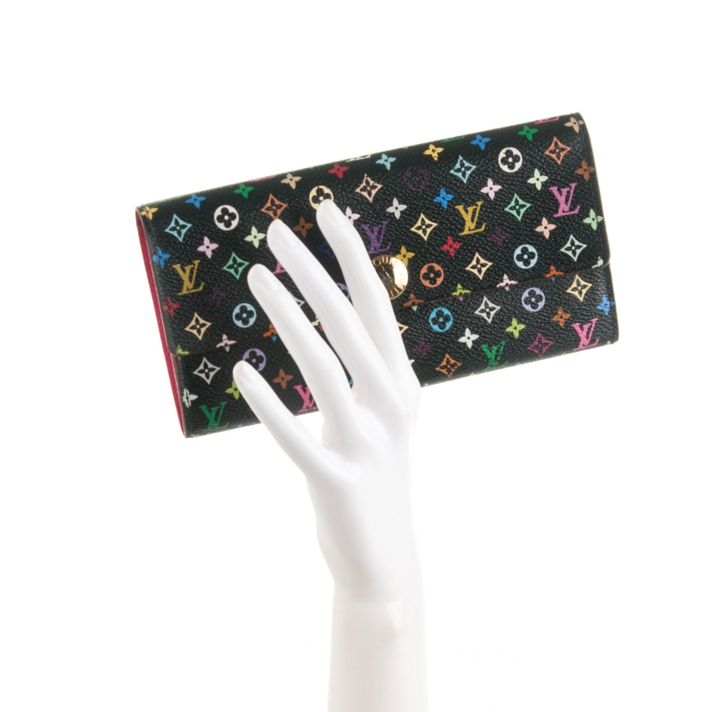 Monogram Multicolor Sarah Wallet Black Grenade