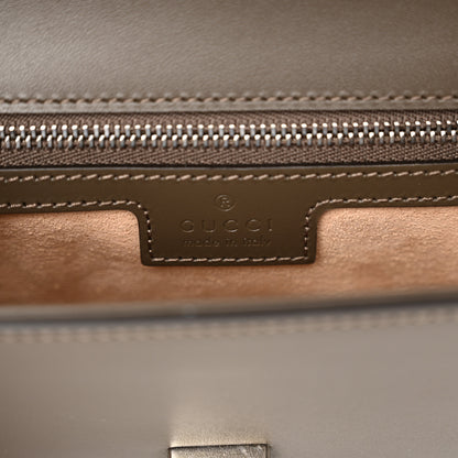 Gucci Senna Calfskin Petite GG Top Handle Shoulder Bag Brown 6 of 10