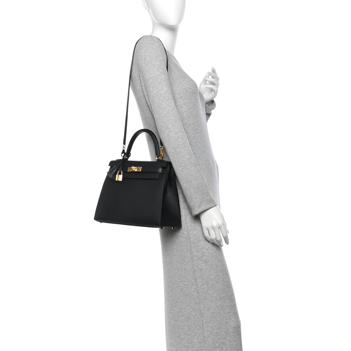 Hermes Epsom Kelly Sellier 28 Black 2 of 11