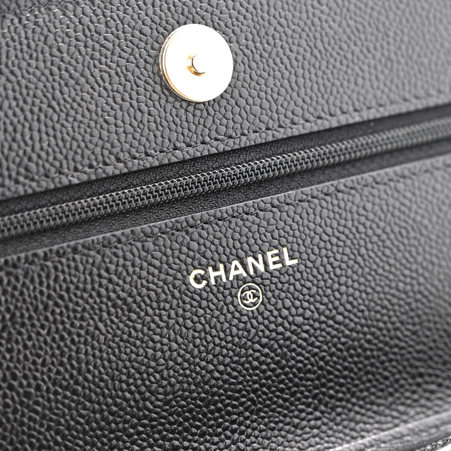 Chanel Caviar Quilted Miss Coco Wallet On Chain WOC Black 7 of 14