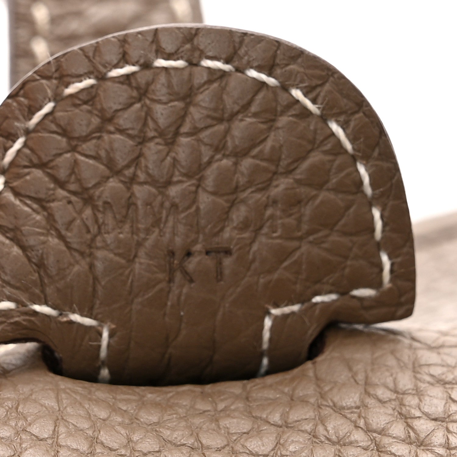Hermes Taurillon Clemence Evelyne III PM Etoupe 7 of 12