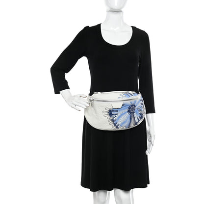 Louis Vuitton LV X YK Taurillon Monogram Psychedelic Flower BumBag White Multicolor 2 of 9