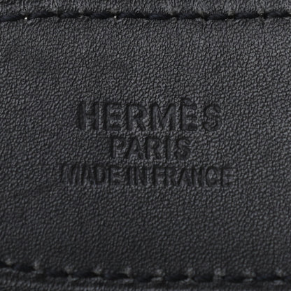 Hermes Swift Epsom 32mm Belt Strap 85 Black White 3 of 6