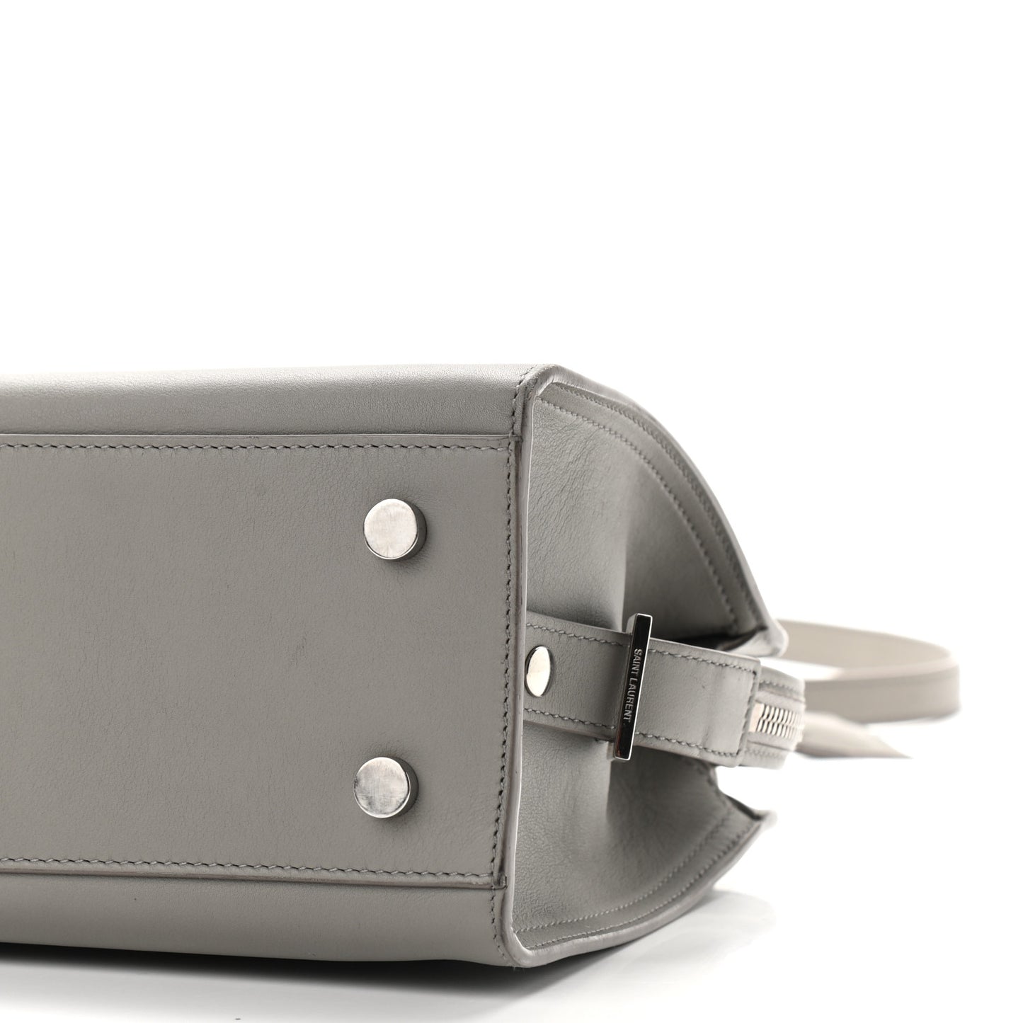 Calfskin Monogram Baby Cabas Fog