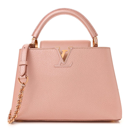 Louis Vuitton Metallic Taurillon Capucines BB Pearly Pink 1 of 9