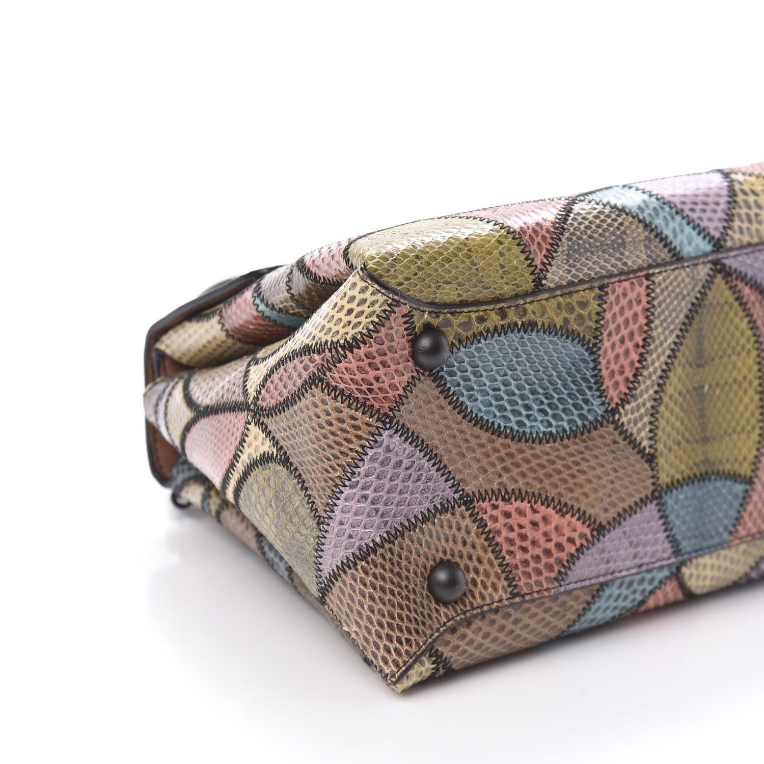 Bottega Veneta Ayers Patchwork Medium Piazza Bag Multicolor 7 of 10