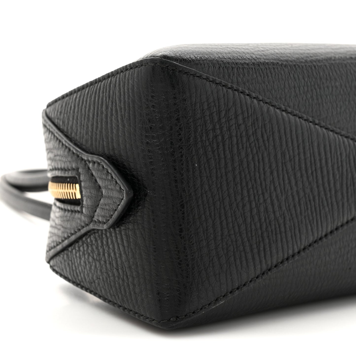 Goatskin Medium Le Teckel Bag Black