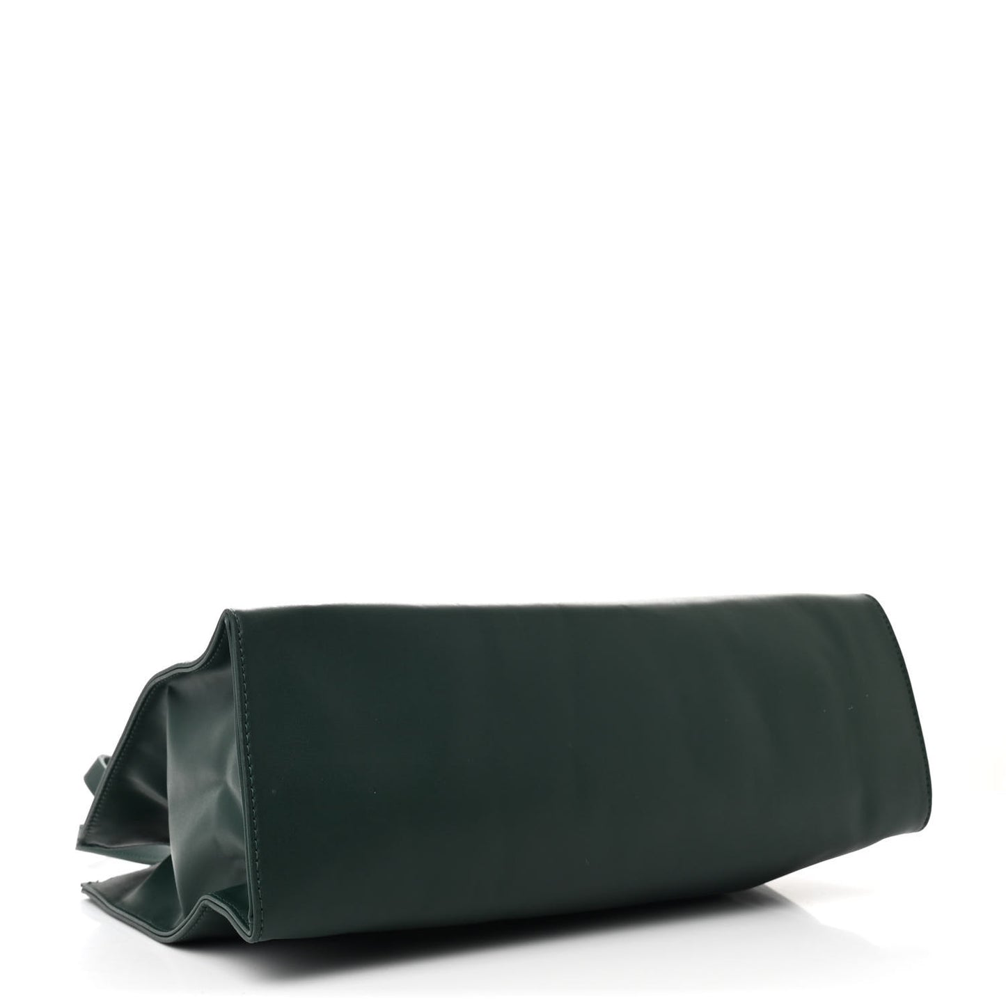 Vegan Leather Medium Shopping Bag Dark Olive