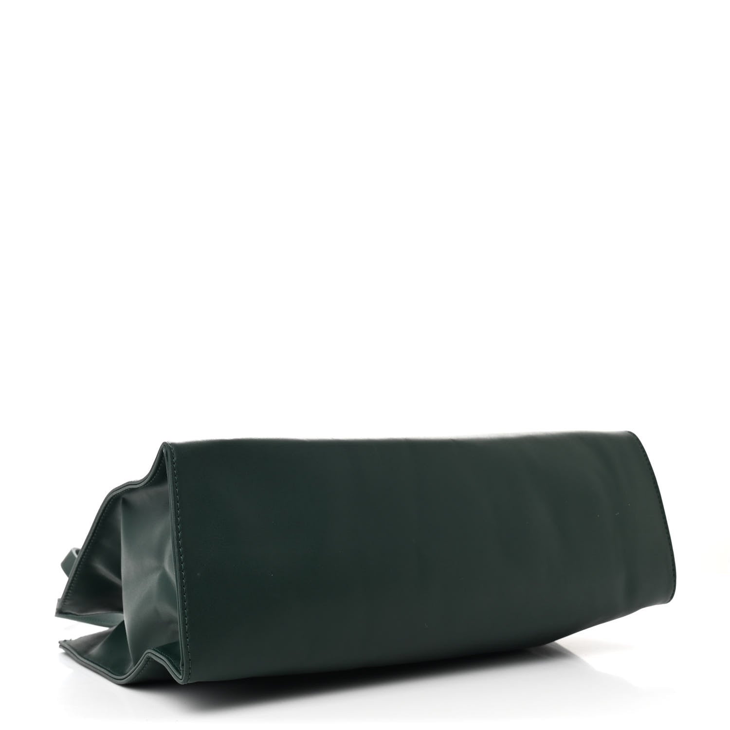 Telfar Vegan Leather Medium Shopping Bag Dark Olive 4 of 9