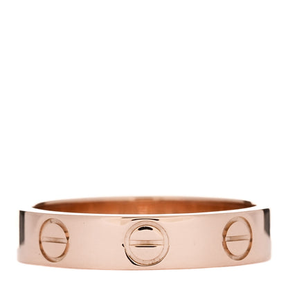 Cartier 18K Pink Gold 3.5mm LOVE Wedding Band Ring 47 4 3 of 5