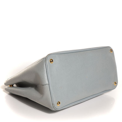 Prada Saffiano Lux Large Tote Lago 4 of 9