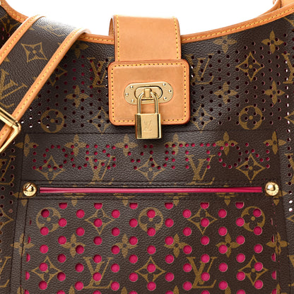 Louis Vuitton Monogram Perforated Musette Fuchsia 7 of 12