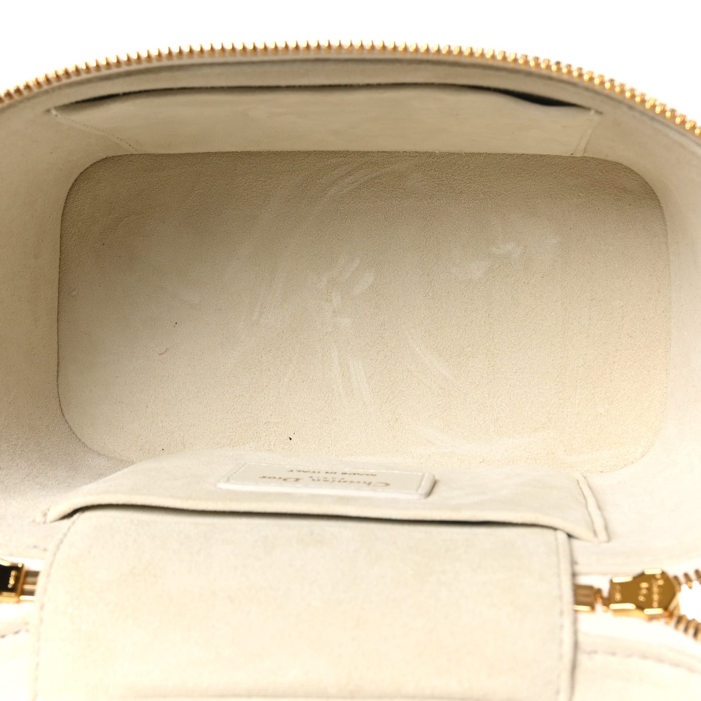 Lambskin Cannage DiorAmour Small Diortravel Vanity Case Latte