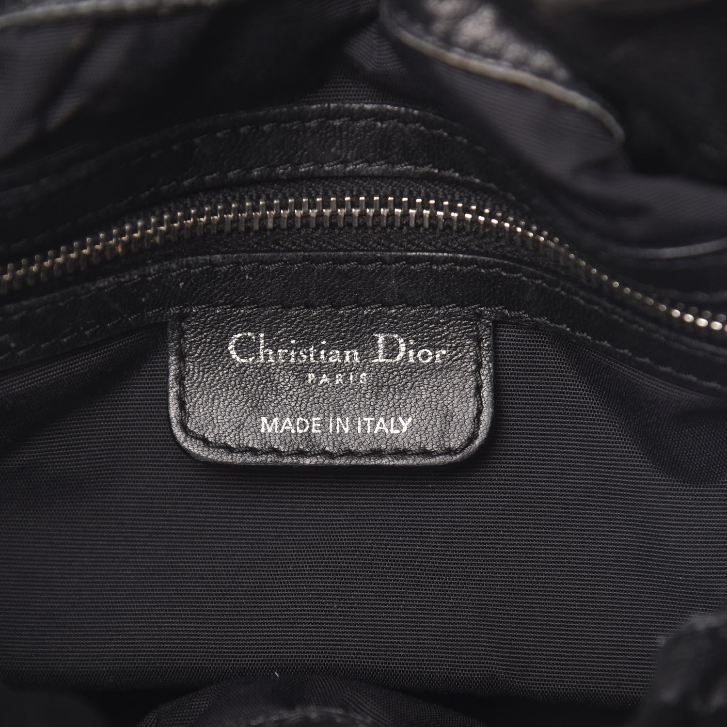 Christian Dior Lambskin Cannage Medium Le Trente Tote Black 6 of 17