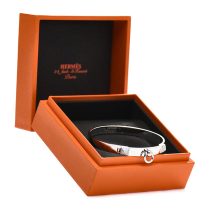 Hermes 18K White Gold Diamond PM Collier De Chien Bracelet SH 4 of 4