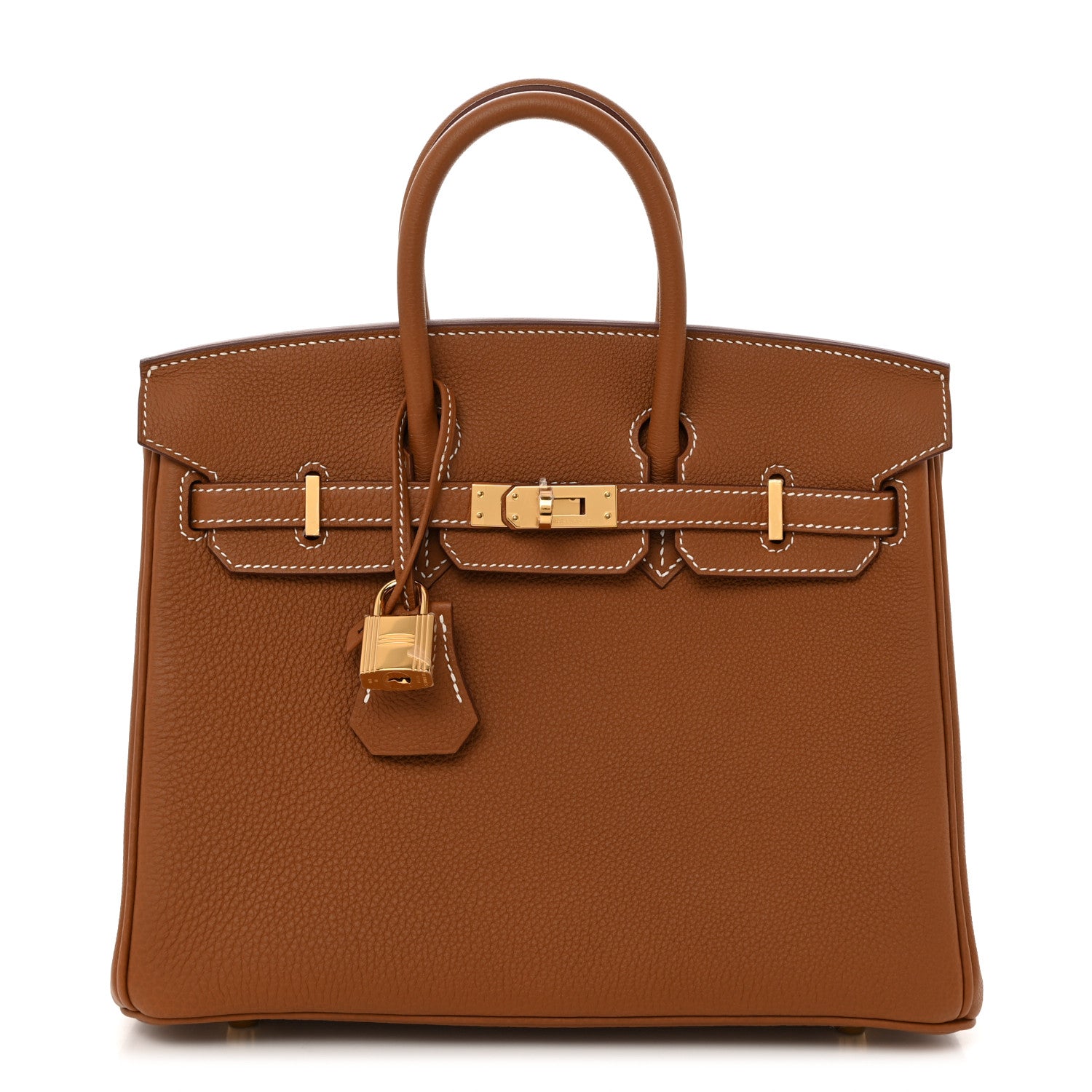 Hermes Togo Birkin 25 Gold 1 of 11