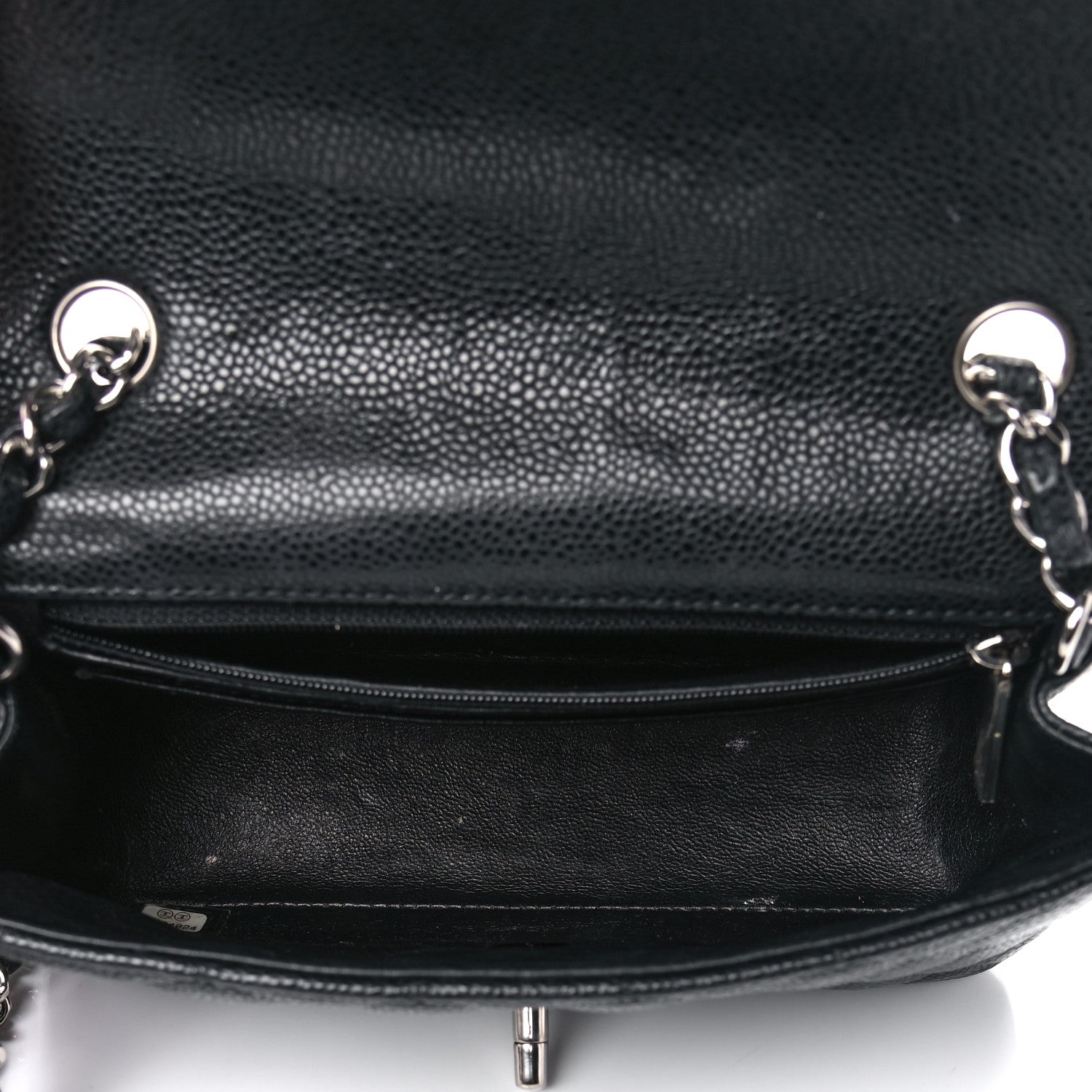 Chanel Caviar Quilted Mini Rectangular Flap Black 5 of 10