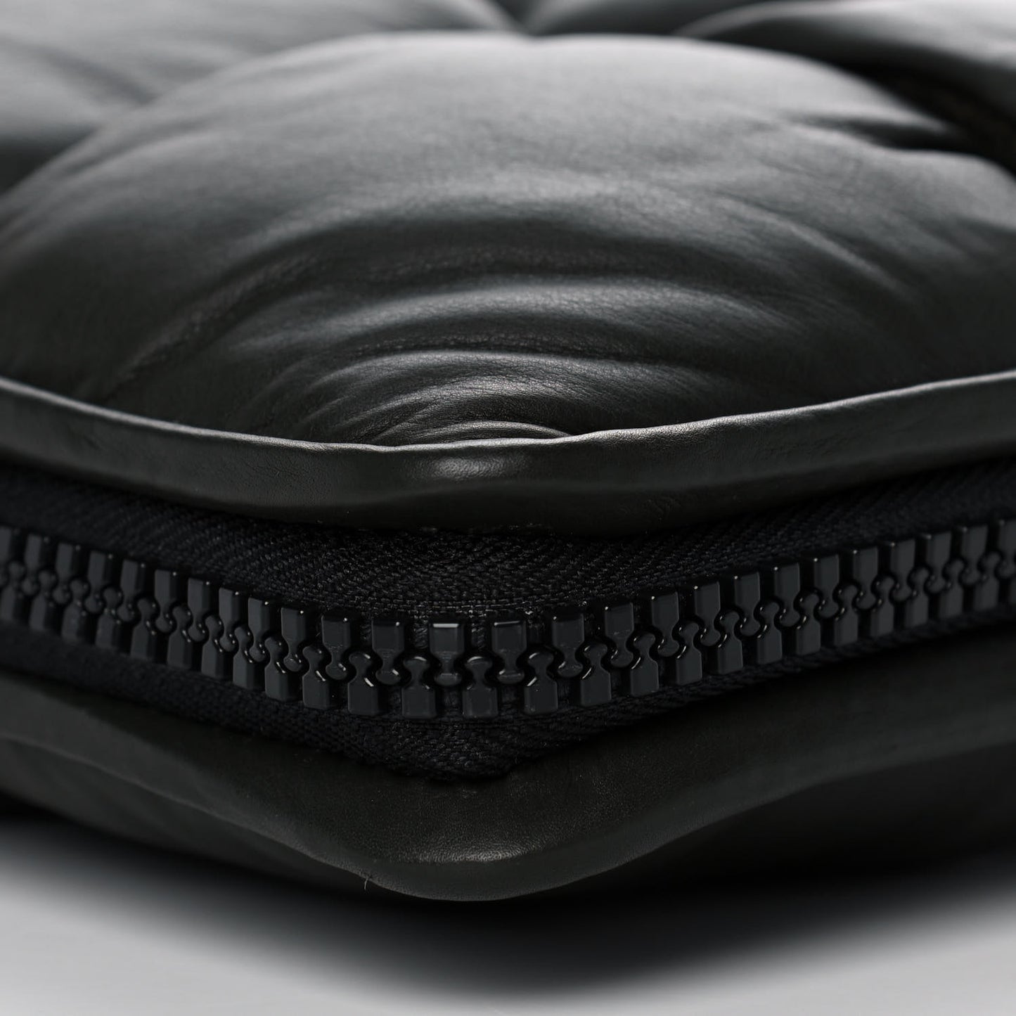 Calfskin Maxi Intrecciato Puffy Laptop Pouch Camping