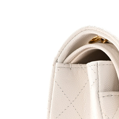 Chanel Caviar Quilted Small Double Flap White 13 of 13