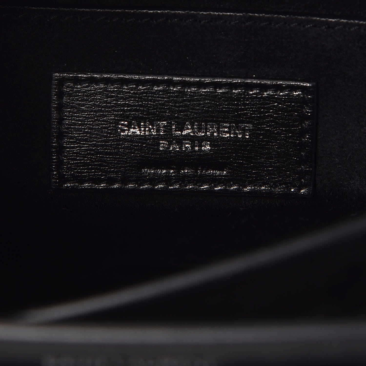Saint Laurent Calfskin Medium Monogram Sunset Black 6 of 7