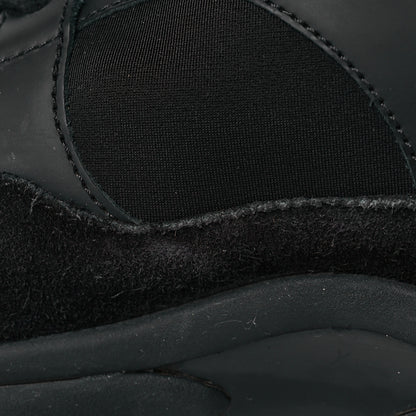 Chanel Fabric Calfskin Suede CC Sneakers 38 Black 13 of 14