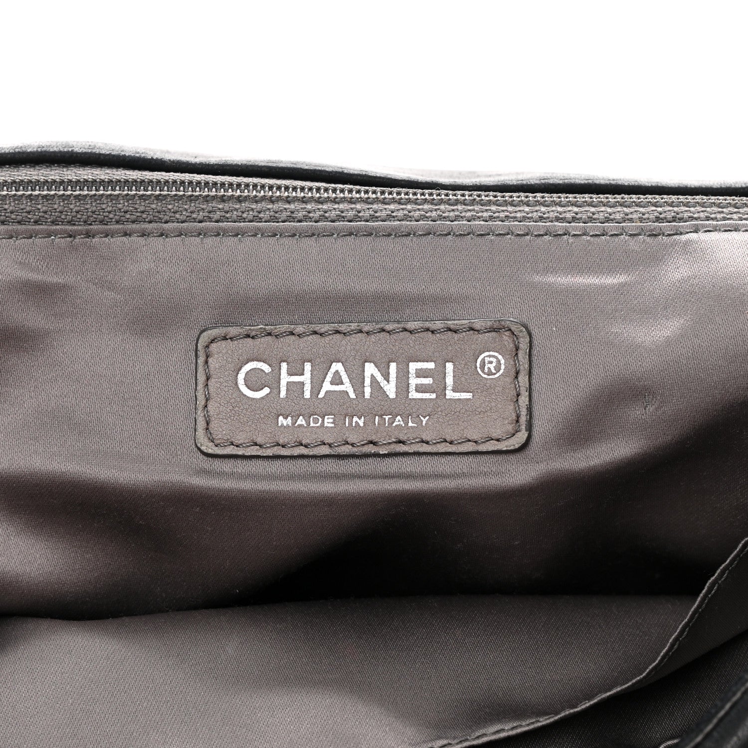 Chanel Lambskin Tweed Double Stitch Maxi Flap Black 6 of 16