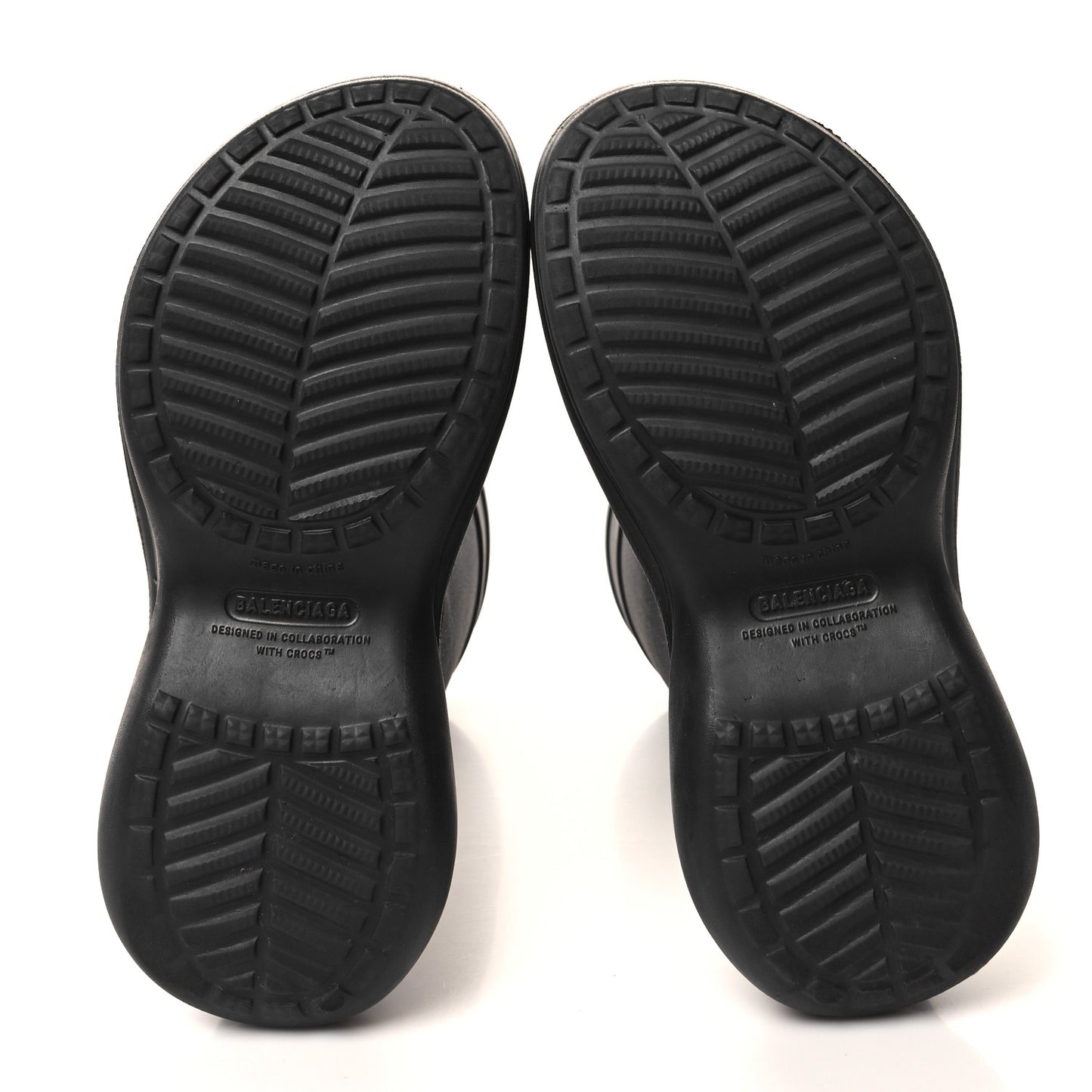 X CROCS Rubber Womens Rain Boots 41 Black