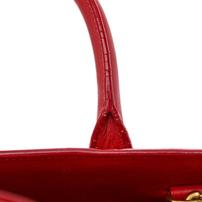 Saint Laurent Calfskin Nano Sac De Jour Lipstick Red 11 of 16