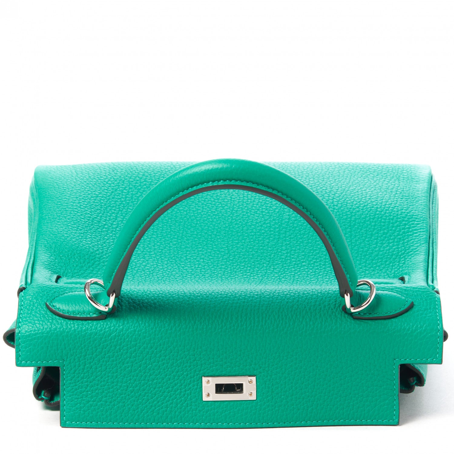 Hermes Togo Kelly Retourne 25 Menthe 15 of 35