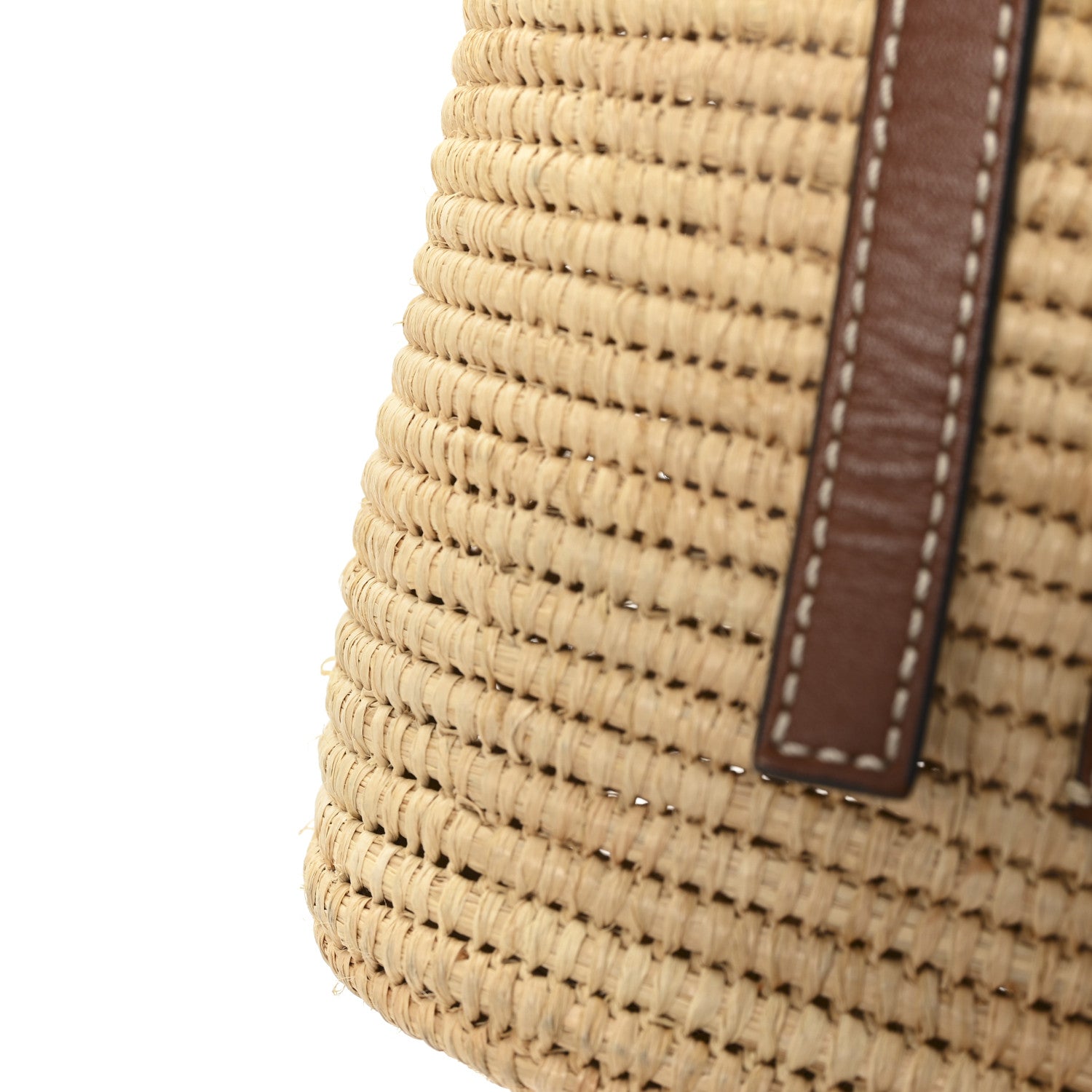 Loewe Raffia Small Square Basket Tote Bag Natural Tan 11 of 12