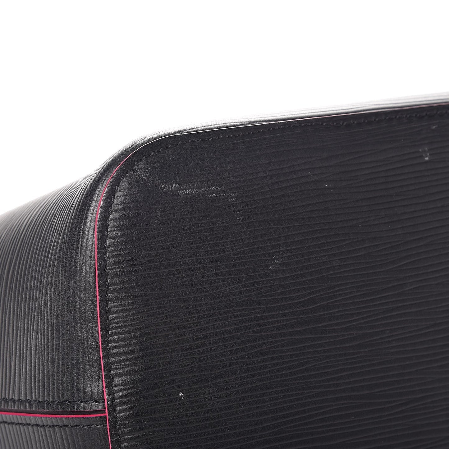 Epi Neverfull MM Black Hot Pink