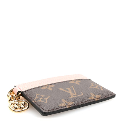 Louis Vuitton Monogram LV Charms Card Holder Rose Ballerine 4 of 7