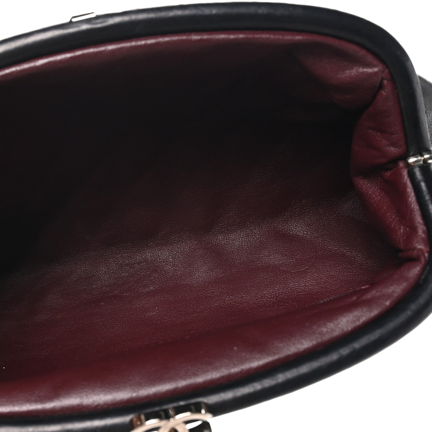 Chanel Lambskin Quilted Timeless Clutch Black 5 of 7