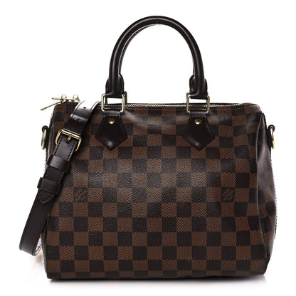 Louis Vuitton Damier Ebene Speedy Bandouliere 25 1 of 12