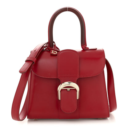 Delvaux Box Calfskin Mini Brillant Satchel Red 1 of 10