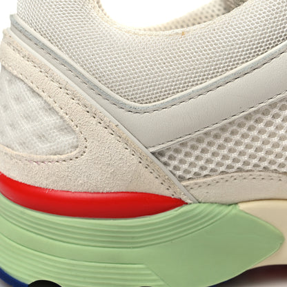 Chanel Suede Calfskin CC Sneakers 36 White Pink Green 11 of 11