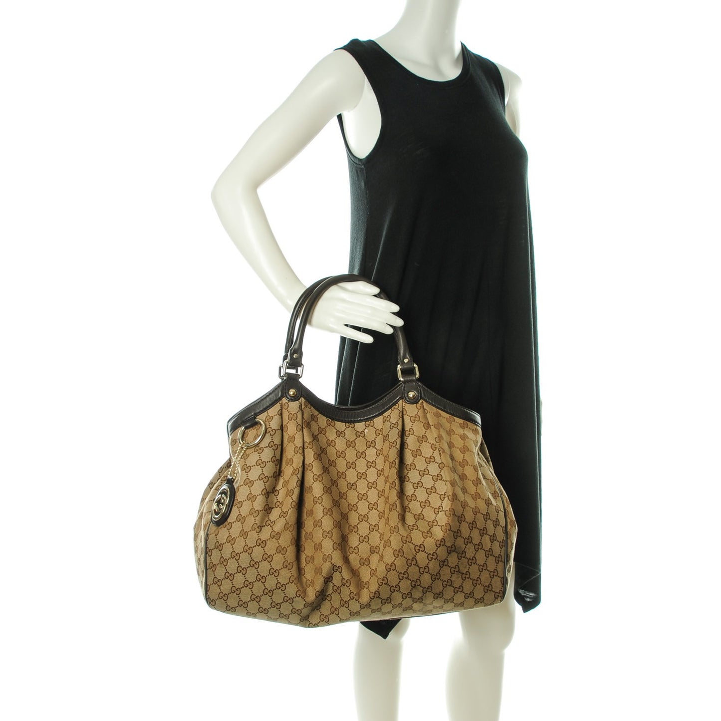 Monogram Large Sukey Tote Dark Brown