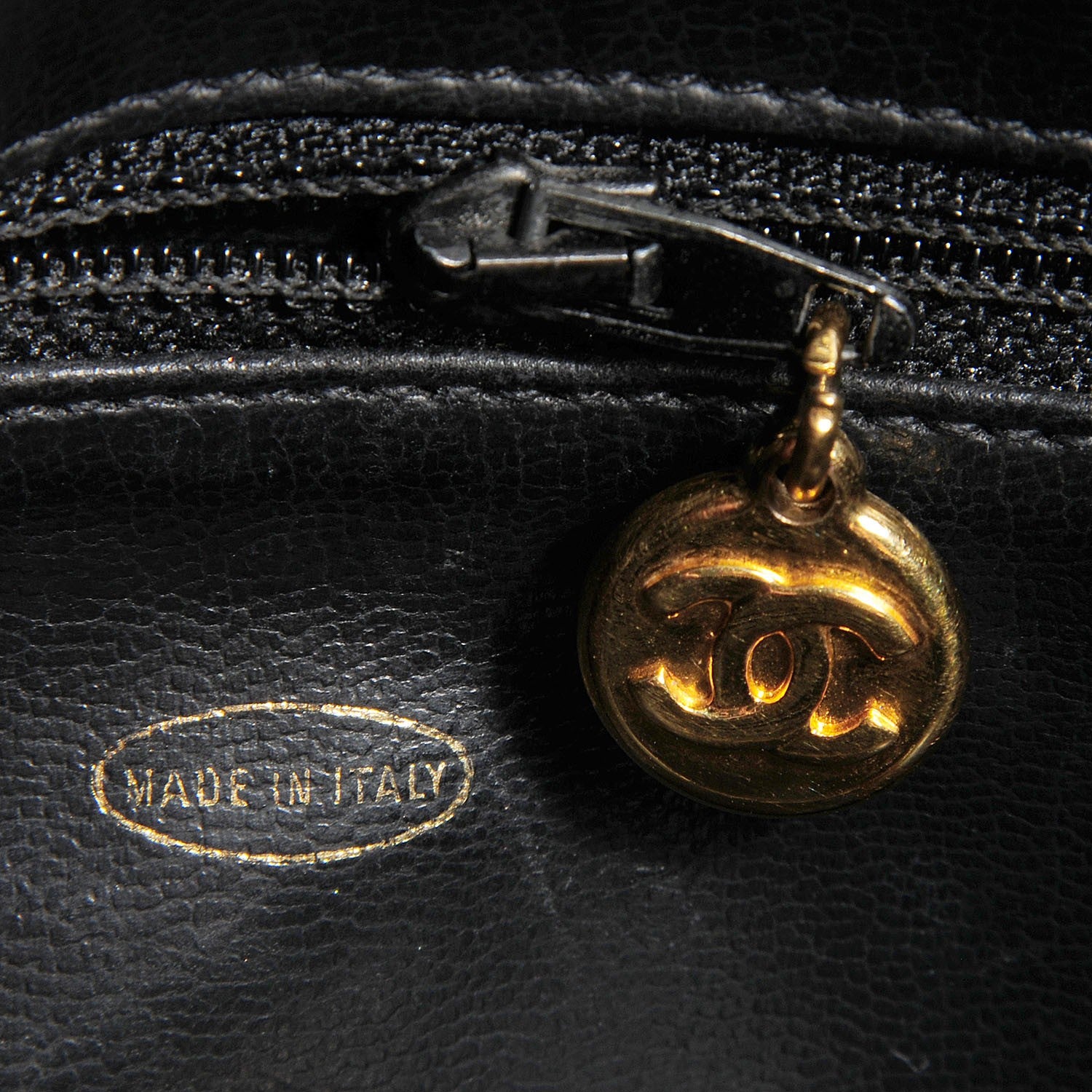 Chanel Caviar CC Shoulder Bag Black 6 of 8