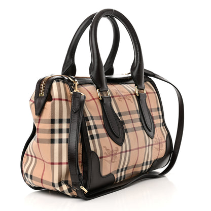 Burberry Haymarket Check Small Gladstone Chocolate 3 of 17