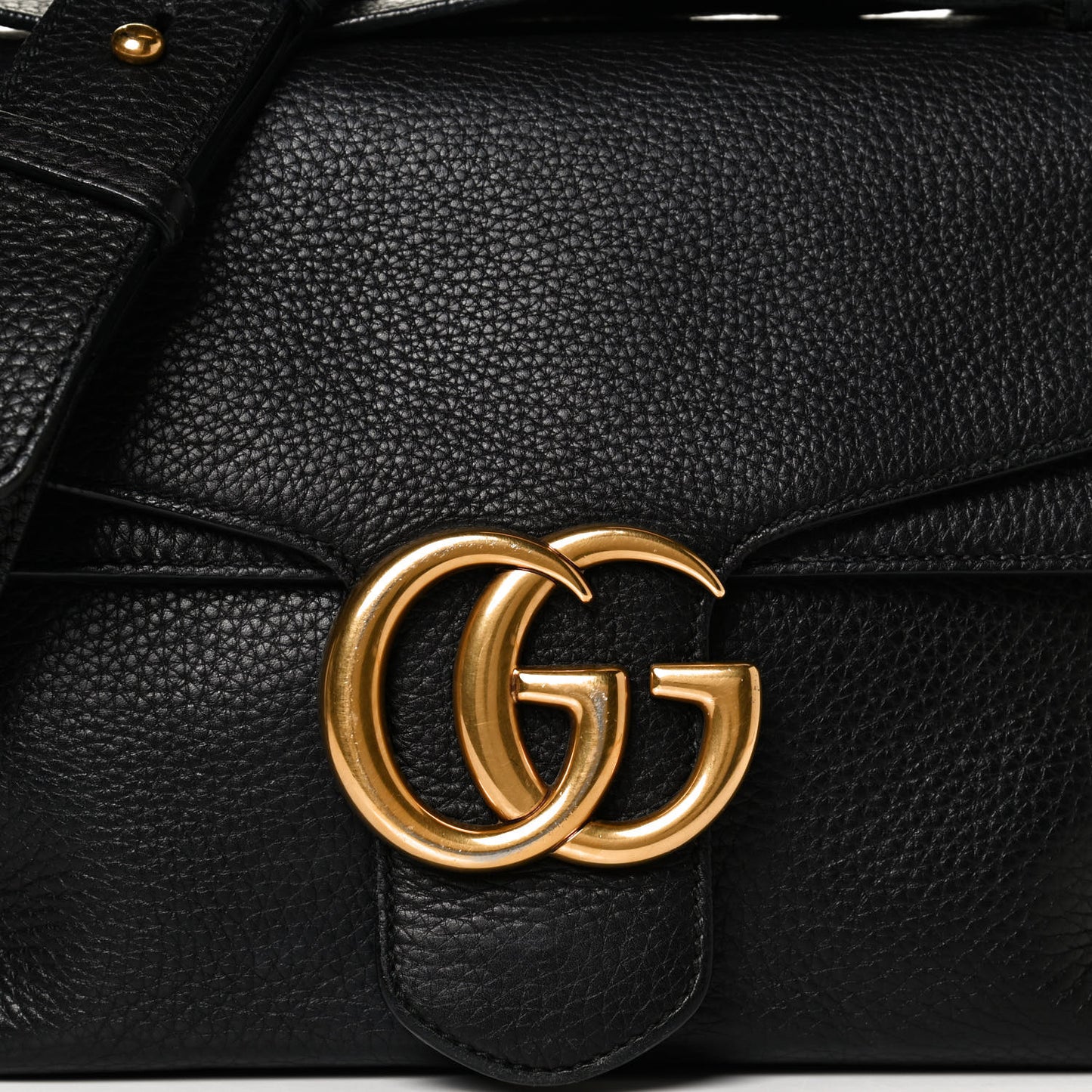 Cellarius Calfskin GG Marmont Shoulder Bag Black