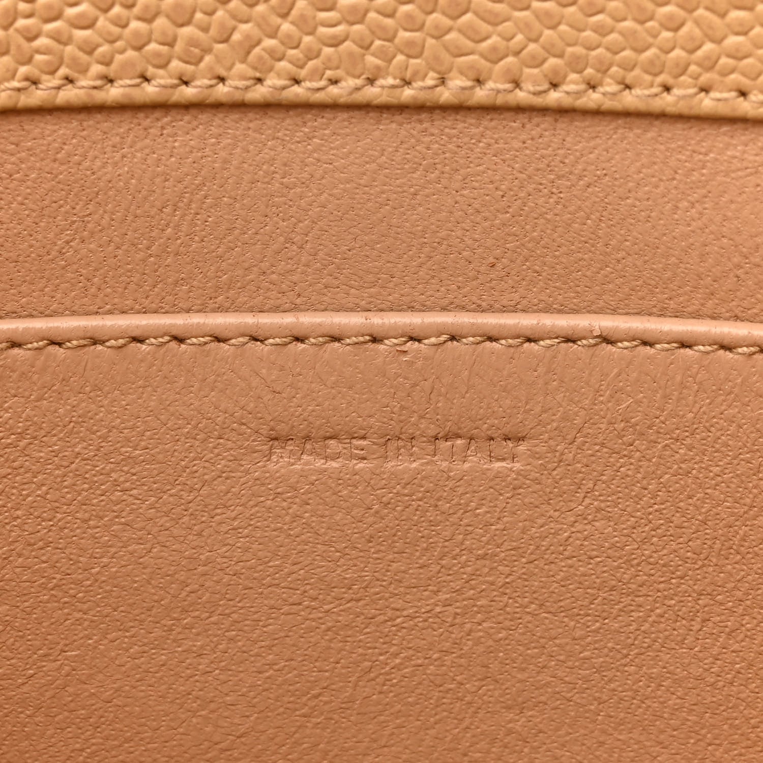 Chanel Caviar Flap Shoulder Bag Beige 6 of 14