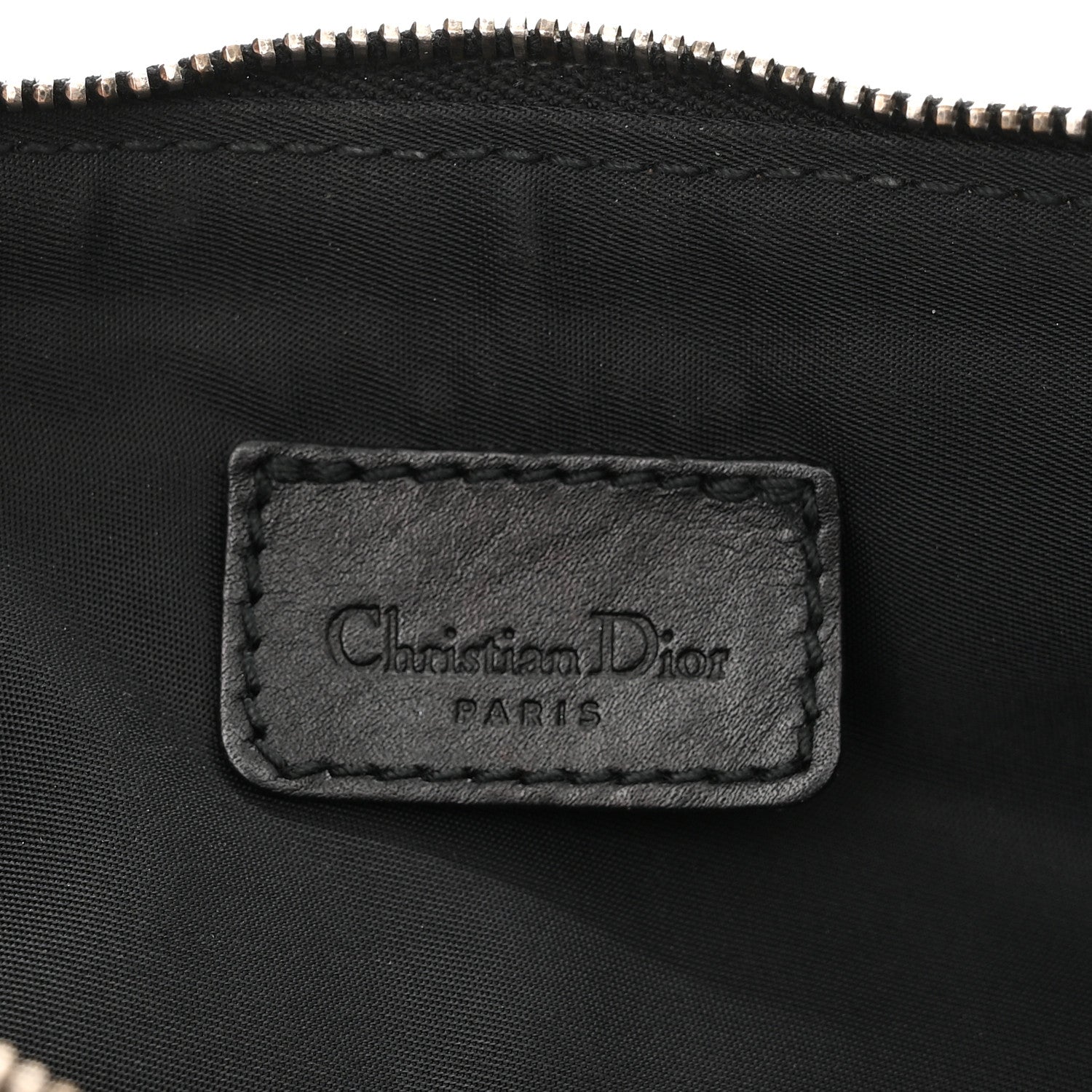 Christian Dior Monogram Mini Saddle Pochette Black 6 of 13