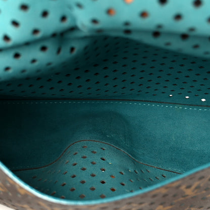 Louis Vuitton Monogram SC Flore Saumur Teal 5 of 9
