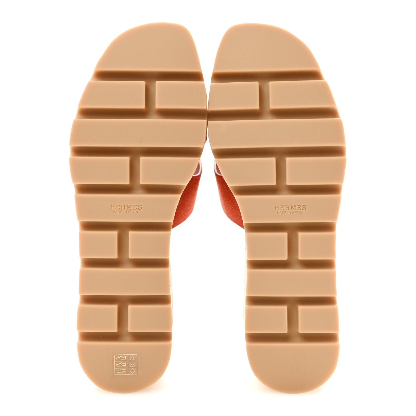 Suede Goatskin Cork Eze 30 Sandals 40 Orange Brulee