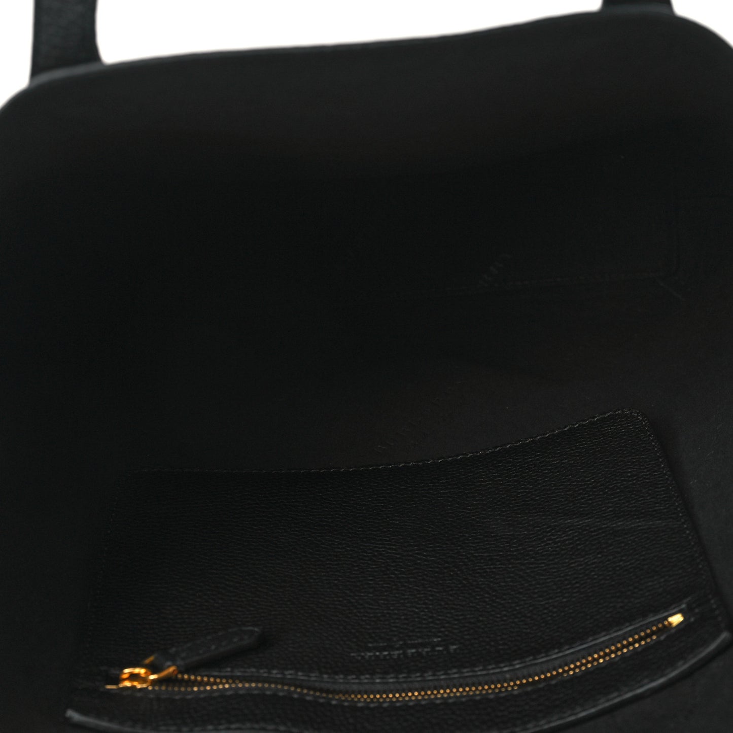 Grainy Calfskin Remington Tote Black