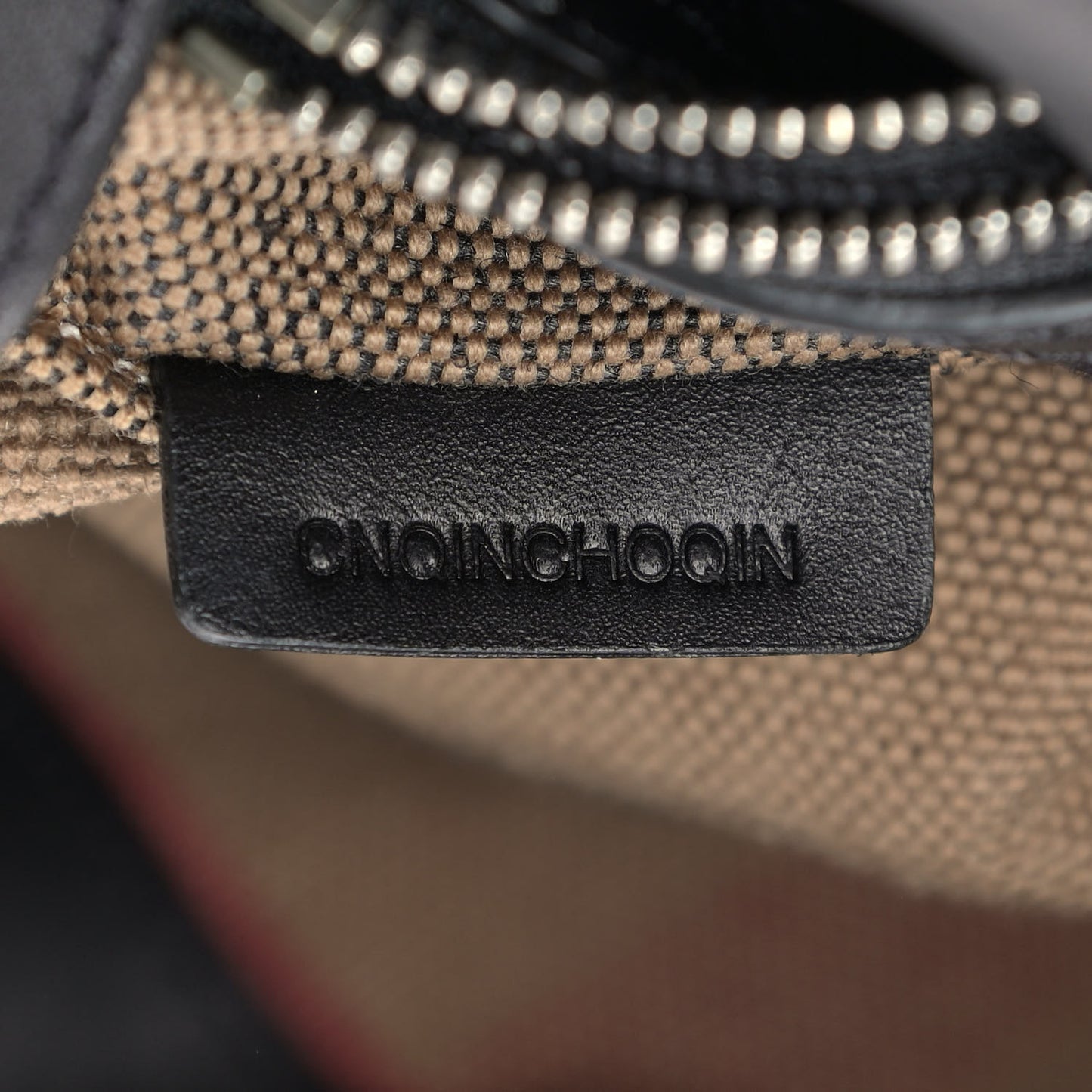 Canvas Mega Check Medium Ashby Hobo Black